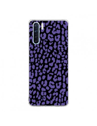 Coque Oppo Reno3 / A91 Leopard Violet - Mary Nesrala