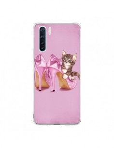 Coque Oppo Reno3 / A91 Chaton Chat Kitten Chaussure Shoes...
