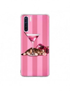 Coque Oppo Reno3 / A91 Chaton Chat Kitten Cocktail...