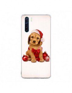 Coque Oppo Reno3 / A91 Chien Dog Pere Noel Christmas...
