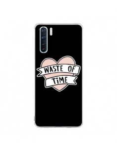 Coque Oppo Reno3 / A91 Waste of Time Coeur - Maryline...