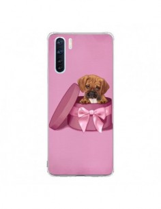 Coque Oppo Reno3 / A91 Chien Dog Boite Noeud Triste -...