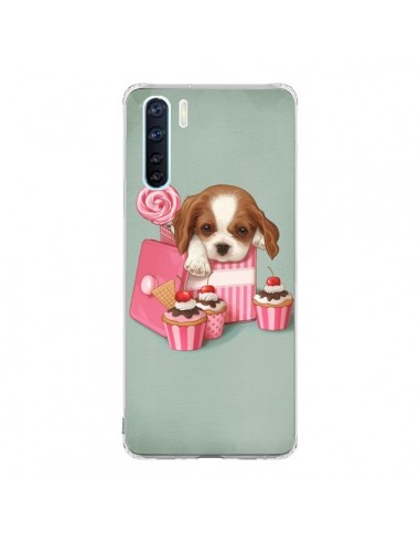 Coque Oppo Reno3 / A91 Chien Dog Cupcake Gateau Boite - Maryline Cazenave