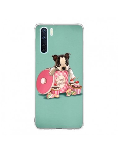 Coque Oppo Reno3 / A91 Chien Dog Cupcakes Gateau Boite - Maryline Cazenave