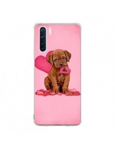Coque Oppo Reno3 / A91 Chien Dog Gateau Coeur Love -...