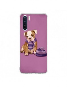 Coque Oppo Reno3 / A91 Chien Dog Echarpe Bonnet Froid...