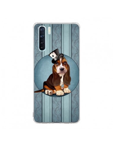 Coque Oppo Reno3 / A91 Chien Dog Jeu Poket Cartes - Maryline Cazenave