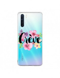 Coque Oppo Reno3 / A91 Crève Fleurs Transparente -...