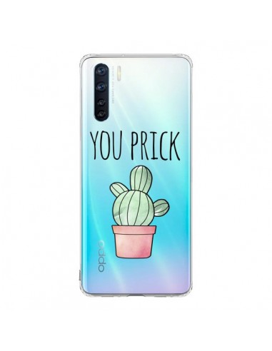 Coque Oppo Reno3 / A91 You Prick Cactus Transparente - Maryline Cazenave