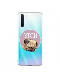 Coque Oppo Reno3 / A91 Bulldog Bitch Transparente -...
