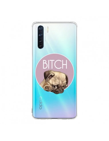 Coque Oppo Reno3 / A91 Bulldog Bitch Transparente - Maryline Cazenave