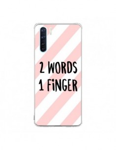 Coque Oppo Reno3 / A91 2 Words 1 Finger - Maryline Cazenave