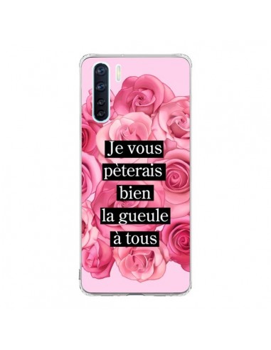 Coque Oppo Reno3 / A91 Je vous pèterais Fleurs - Maryline Cazenave