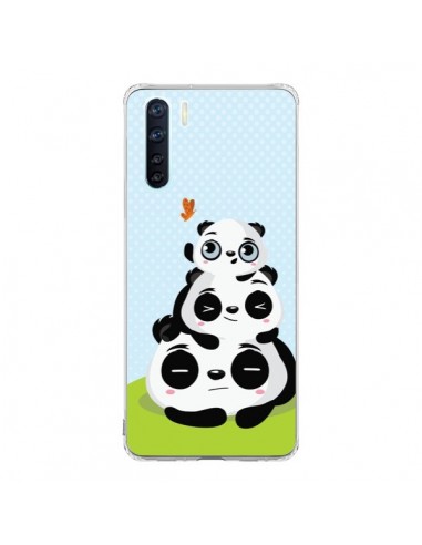 Coque Oppo Reno3 / A91 Panda Famille - Maria Jose Da Luz