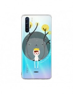Coque Oppo Reno3 / A91 Monstre Princesse Transparente -...