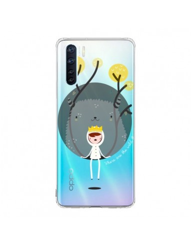 Coque Oppo Reno3 / A91 Monstre Princesse Transparente - Maria Jose Da Luz