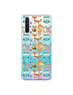 Coque Oppo Reno3 / A91 Renard Ecureuil Lapin Hibou...