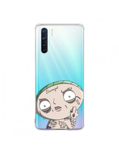 Coque Oppo Reno3 / A91 Stewie Joker Suicide Squad Transparente - Mikadololo