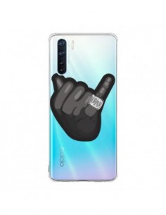 Coque Oppo Reno3 / A91 OVO Ring bague Transparente -...