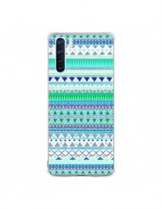 Coque Oppo Reno3 / A91 Chenoa Bleu Azteque - Monica Martinez