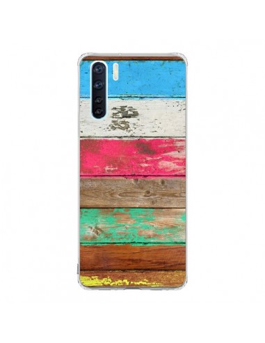 Coque Oppo Reno3 / A91 Eco Fashion Bois - Maximilian San