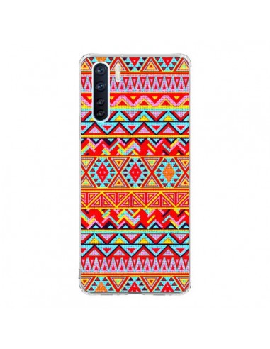 Coque Oppo Reno3 / A91 India Style Pattern Bois Azteque - Maximilian San