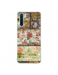 Coque Oppo Reno3 / A91 Lady Rococo Bois Fleur -...