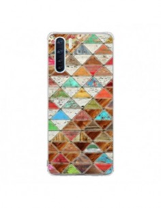 Coque Oppo Reno3 / A91 Love Pattern Triangle - Maximilian...