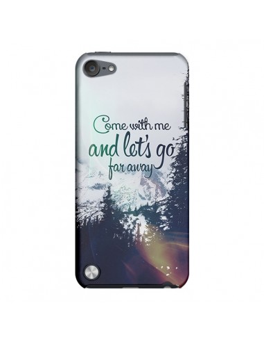 Coque Let's Go Far Away Snow Neige pour iPod Touch 5 - Eleaxart