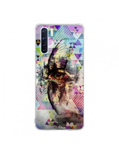 Coque Oppo Reno3 / A91 Oeil Triangle Oiseau Cry Bird - Maximilian San