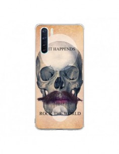 Coque Oppo Reno3 / A91 Rock Skull Tête de Mort -...