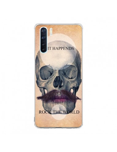 Coque Oppo Reno3 / A91 Rock Skull Tête de Mort - Maximilian San