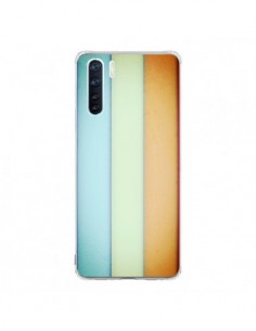 Coque Oppo Reno3 / A91 Lignes Verticales Geometric -...