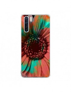Coque Oppo Reno3 / A91 Tournesol Lysergic Flower -...