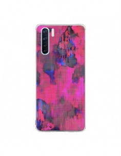 Coque Oppo Reno3 / A91 Fleurs Rose Lysergic Pink -...