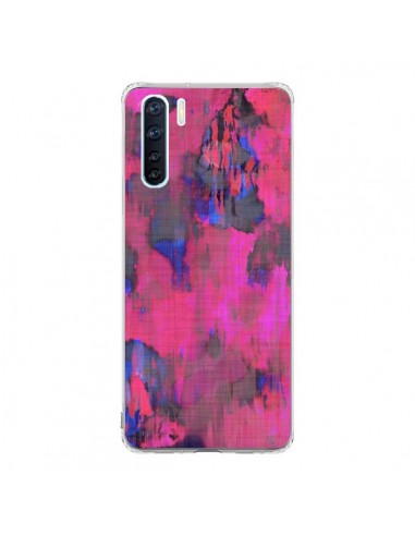 Coque Oppo Reno3 / A91 Fleurs Rose Lysergic Pink - Maximilian San