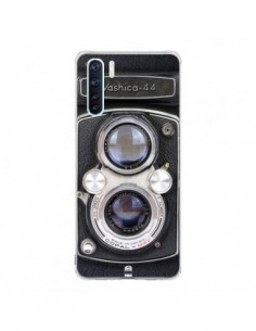 Coque Oppo Reno3 / A91 Vintage Camera Yashica 44 Appareil...