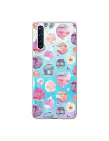 Coque Oppo Reno3 / A91 Big Watery Dots Pink - Ninola Design