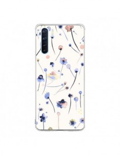 Coque Oppo Reno3 / A91 Blue Soft Flowers - Ninola Design