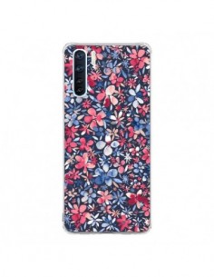 Coque Oppo Reno3 / A91 Colorful Little Flowers Navy -...