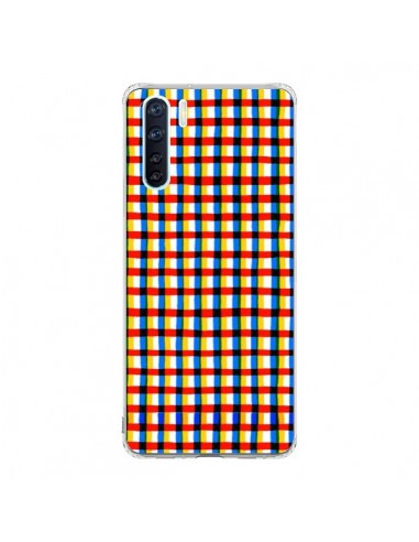 Coque Oppo Reno3 / A91 Crossed Eyes Lines Red - Ninola Design