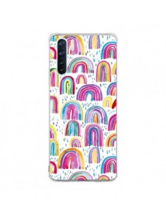 Coque Oppo Reno3 / A91 Cute Watercolor Rainbows - Ninola...