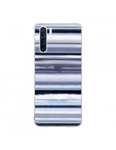 Coque Oppo Reno3 / A91 Degrade Stripes Watercolor Navy - Ninola Design