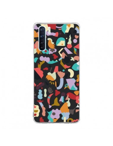 Coque Oppo Reno3 / A91 Dreamy Animal Shapes Black - Ninola Design