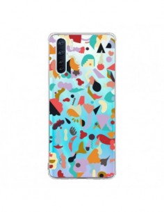 Coque Oppo Reno3 / A91 Dreamy Animal Shapes White -...