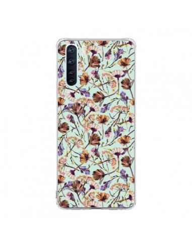 Coque Oppo Reno3 / A91 Dry Blue Flowers - Ninola Design