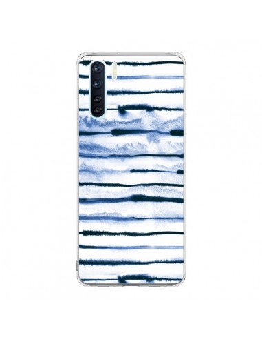 Coque Oppo Reno3 / A91 Electric Lines White - Ninola Design