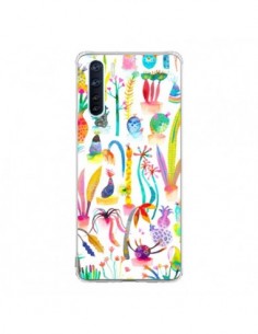 Coque Oppo Reno3 / A91 Little Textured Dots White -...