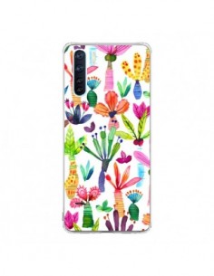 Coque Oppo Reno3 / A91 Overlapped Watercolor Dots -...