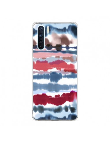 Coque Oppo Reno3 / A91 Smoky Marble Watercolor Dark - Ninola Design